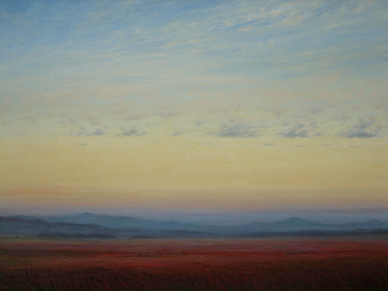 Landscape oil painting by Asheville North Carolina painter Dave Goldman